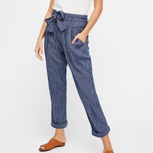 FREE PEOPLE Rumors Yarn Dye Harem Pants